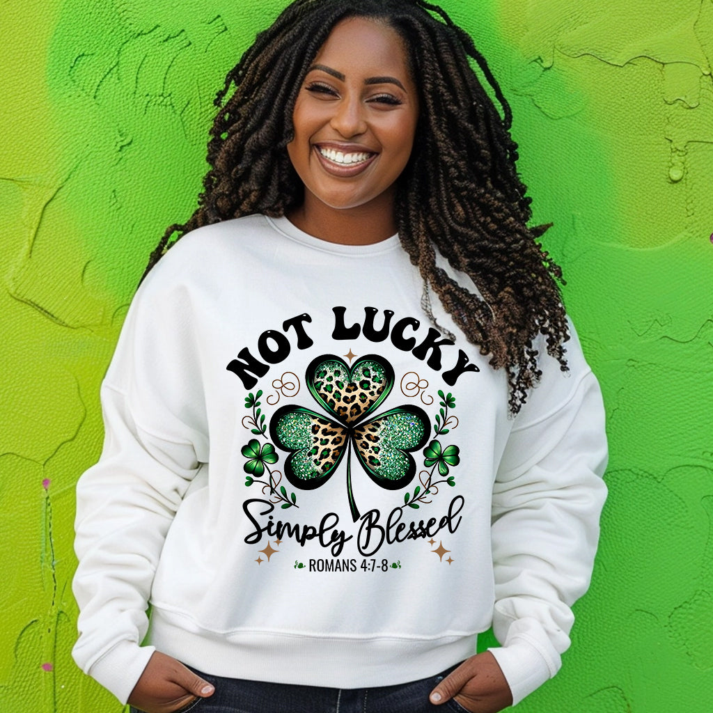 Not lucky Simply Blessed