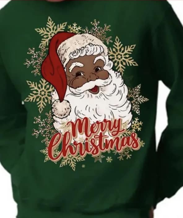 Black Santa Merry Christmas