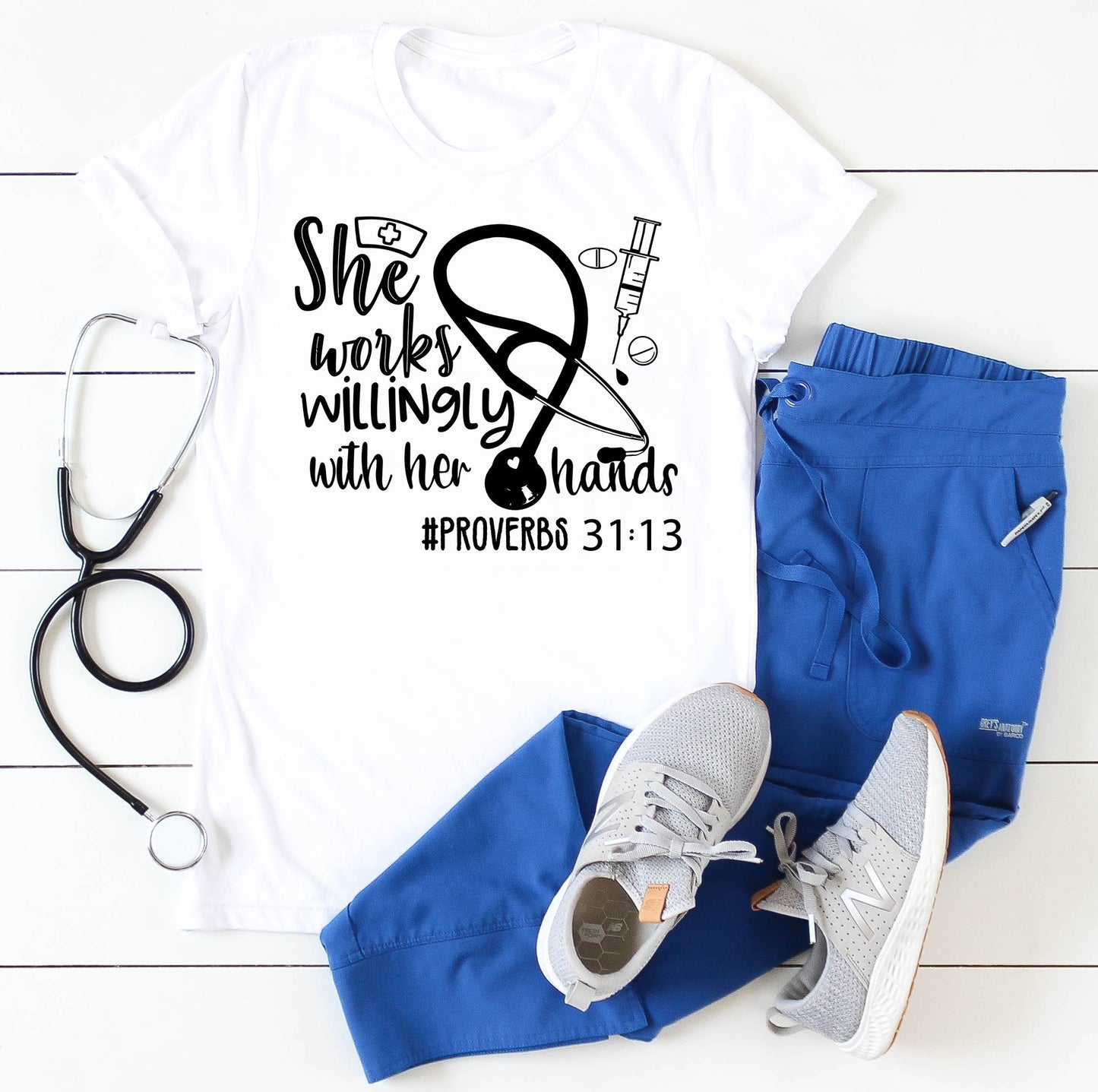 She Works Willingly With Her Hands