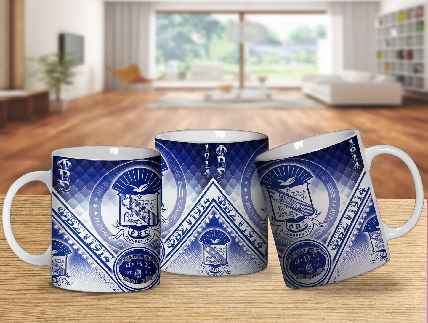 Phi Beta Sigma Tumblers and Mugs