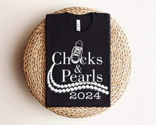 Load image into Gallery viewer, Chucks &amp; Pearls White Letters
