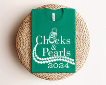 Load image into Gallery viewer, Chucks &amp; Pearls White Letters
