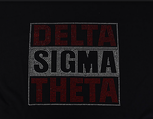 Delta Sigma Theta Rhinestone T-Shirt