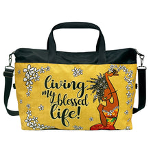 Load image into Gallery viewer, Living my blessed life Gym Bag
