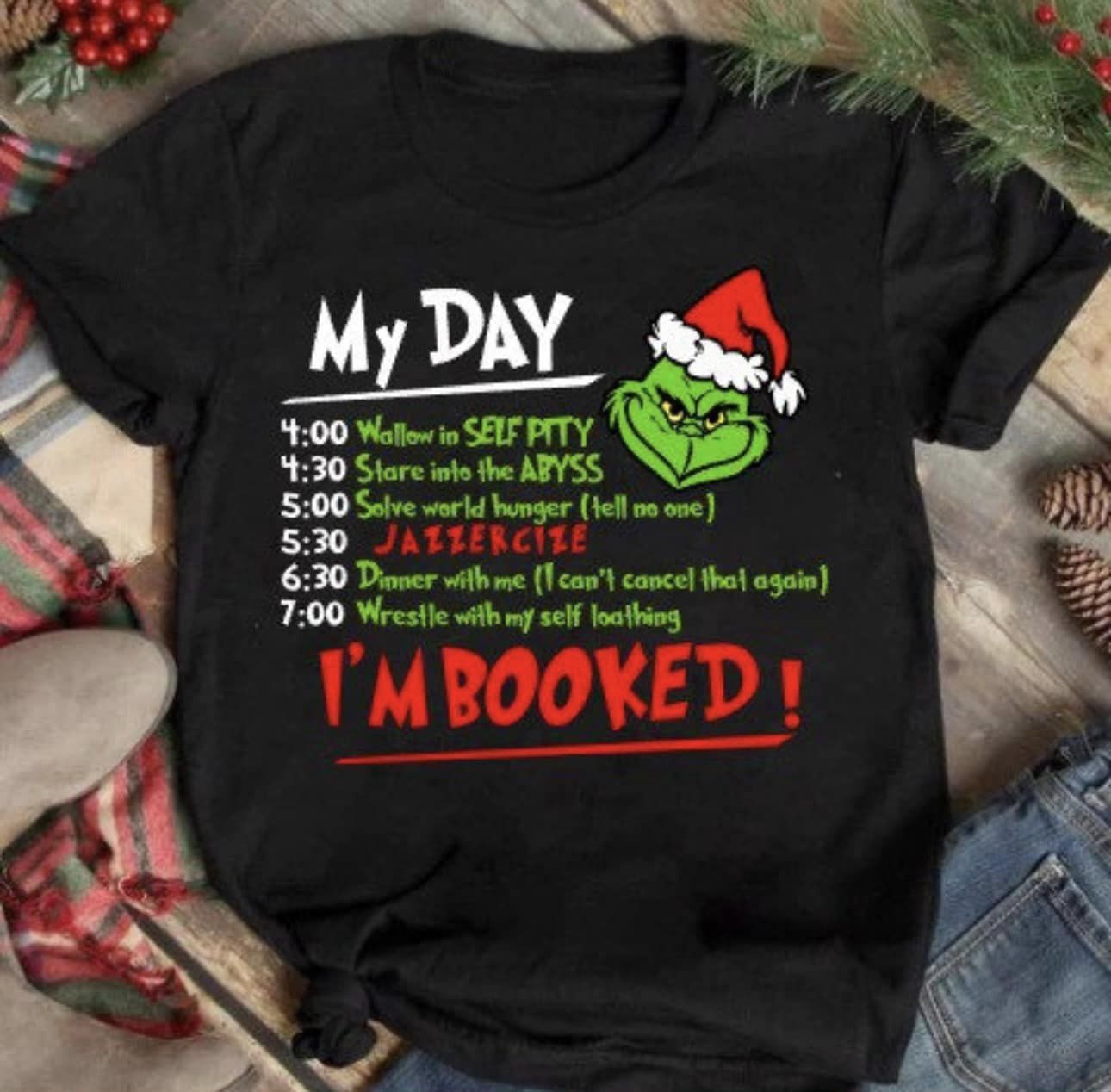 My Day Booked Grinch Christmas