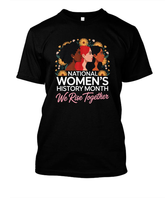 National Women's History Month We Rise Togther