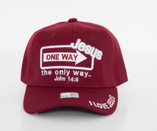 Load image into Gallery viewer, Jesus is the Way Hat
