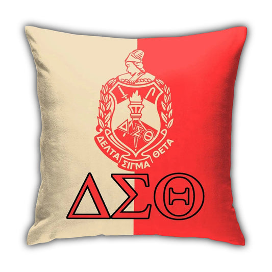 Bifurcated-Design Delta Sigma Theta Pillow