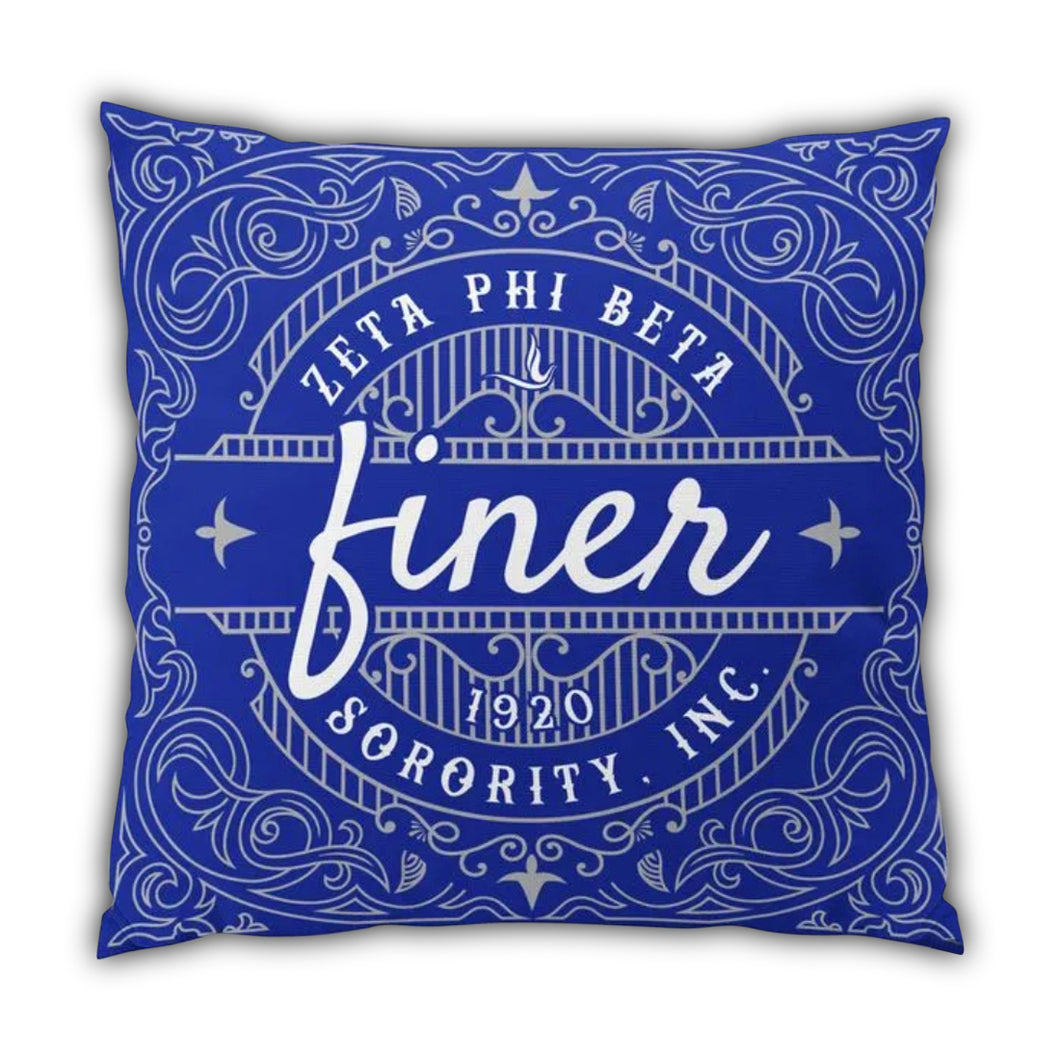 Zeta Phi Beta Finer Pillow