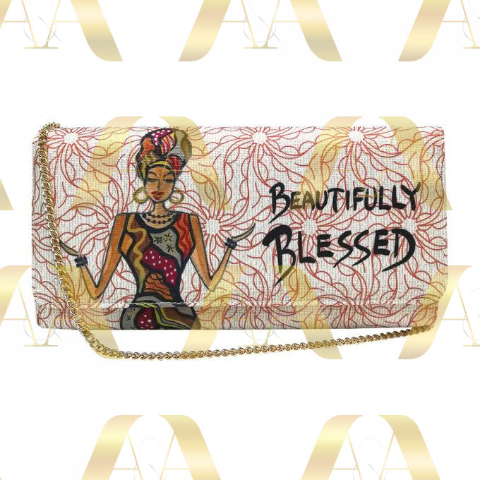 Beautifully Blessed Clutch Bag