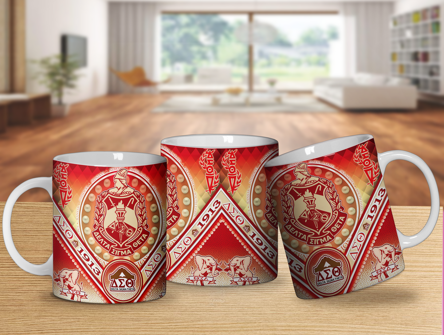 Delta Sigma Theta Tumblers and Mugs