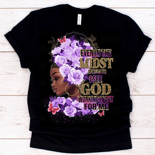 EVEN IN THE MIDST LAVENDER FLOWERS