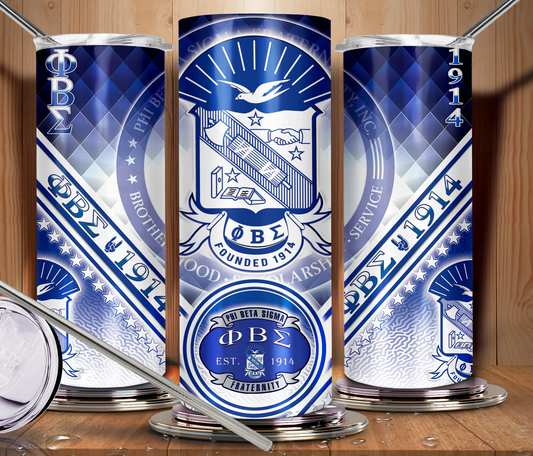 Phi Beta Sigma Tumblers and Mugs
