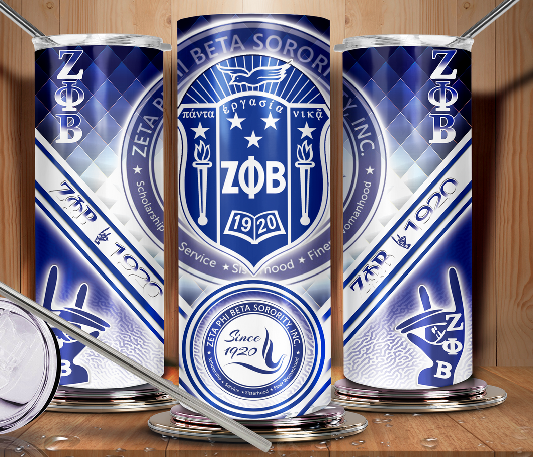 Zeta Phi Beta Tumblers and Mugs