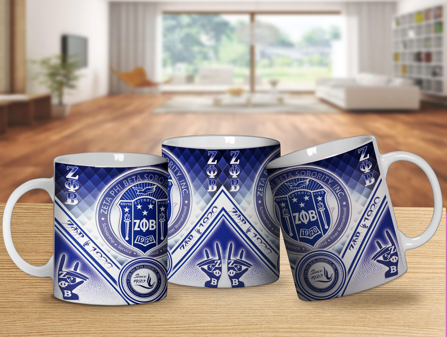 Zeta Phi Beta Tumblers and Mugs