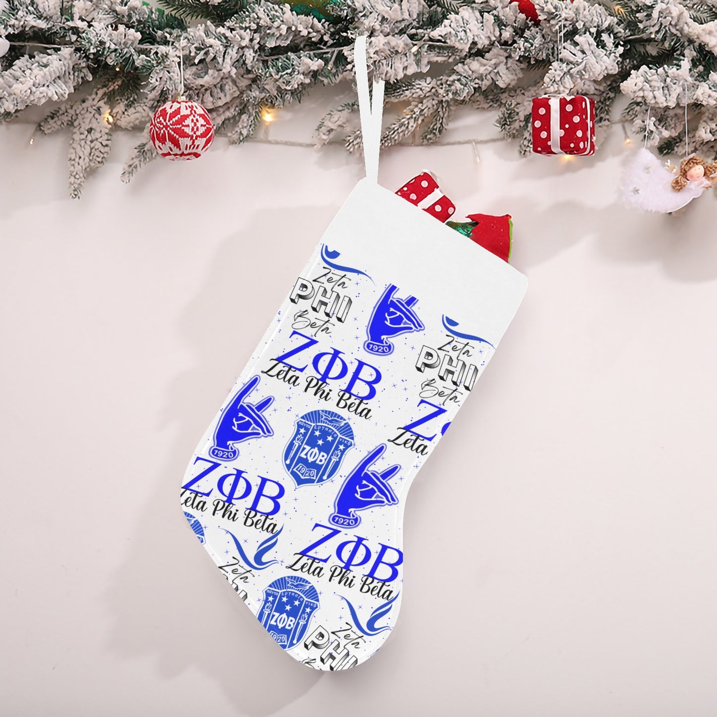 Zeta Phi Beta Christmas Stocking